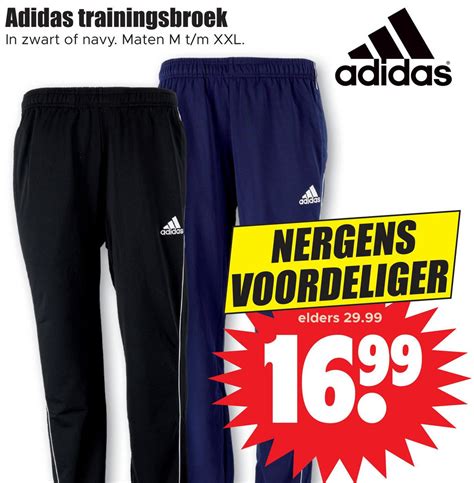 aanbieding adidas trainingsbroek